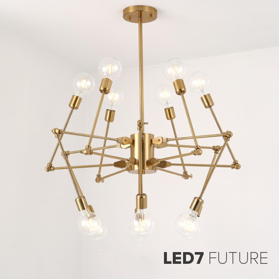 Loft Industry Modern - Brass Spyder